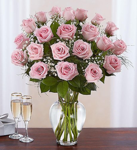 Ultimate Elegance &trade; Premium Long Stem Pink Roses