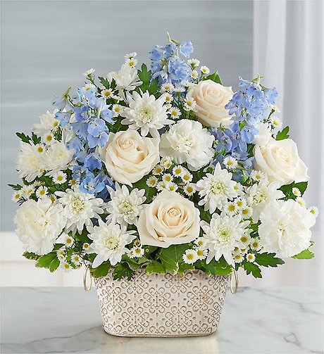 Loving Remembrance&trade; Blue and White